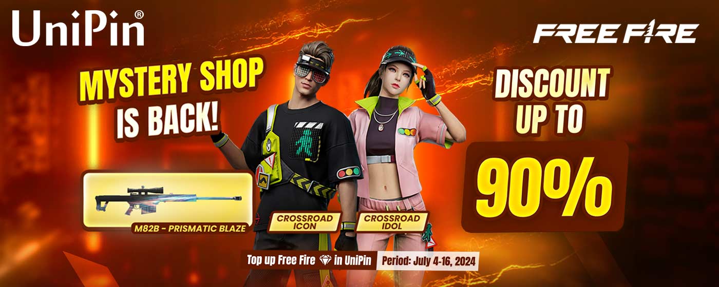 Mystery Shop Is Back In Free Fire With Up To 90% Discount, Featuring Crossroad Icon (MY)